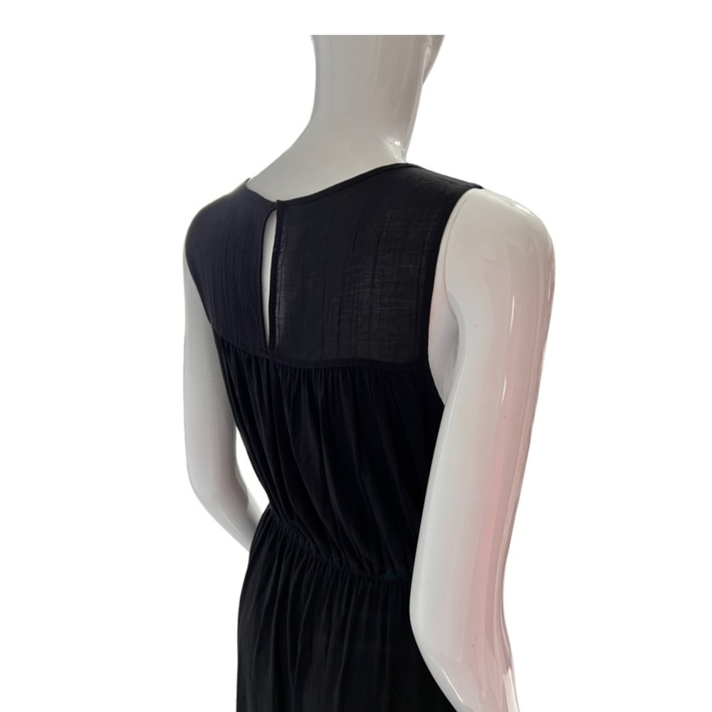 LOFT BLACK DRESS MIDI - Picture 3 of 6